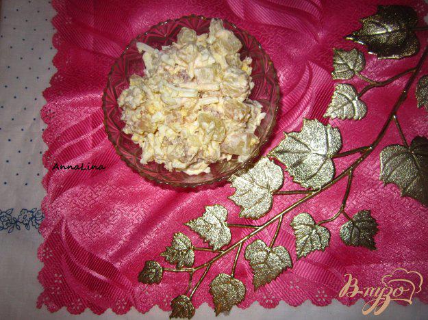 фото рецепта: Салат с плавленым сырком
