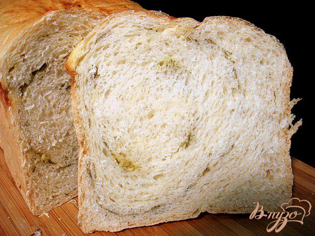 фото рецепта: Хлеб с укропом и чесноком