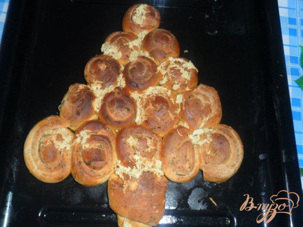 фото рецепта: Пирог « Елочка» на томатном соке