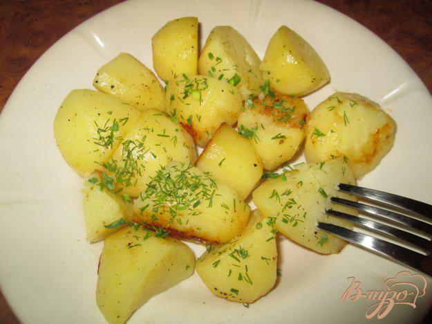 фото рецепта: Картошка запеченная в кулинарном рукаве