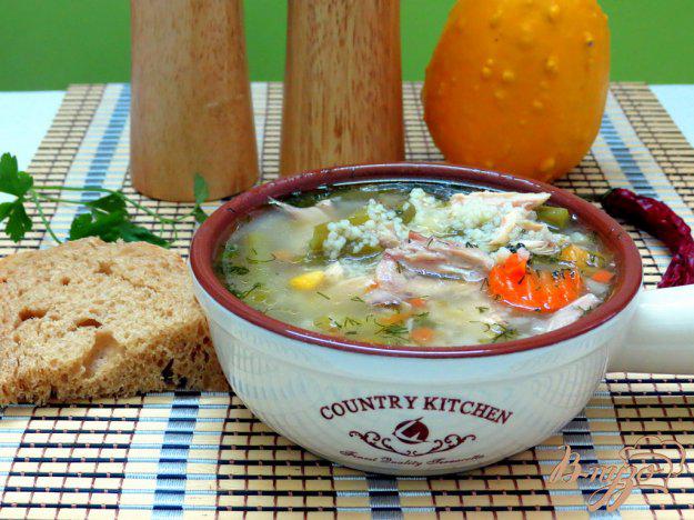 фото рецепта: Суп овощной с кус - кусом