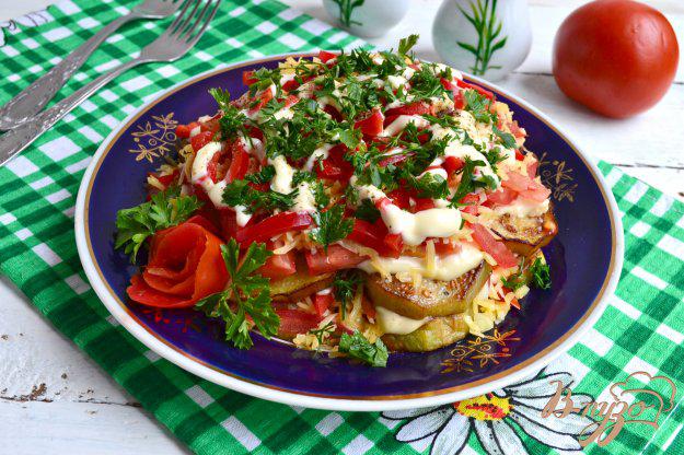 фото рецепта: Салат из баклажанов с сыром