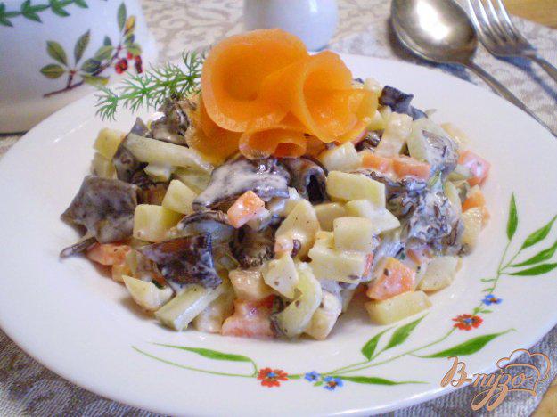 фото рецепта: Салат с древесными грибами