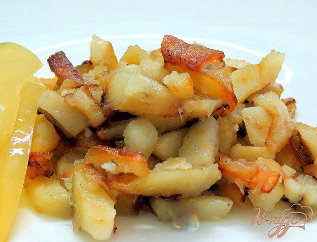 фото рецепта: Картофель жареный на сале в мультиварке
