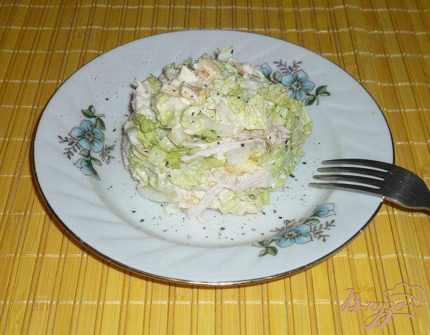 салат с пекинской капустой и блинами с курицей. Смотреть фото салат с пекинской капустой и блинами с курицей. Смотреть картинку салат с пекинской капустой и блинами с курицей. Картинка про салат с пекинской капустой и блинами с курицей. Фото салат с пекинской капустой и блинами с курицей