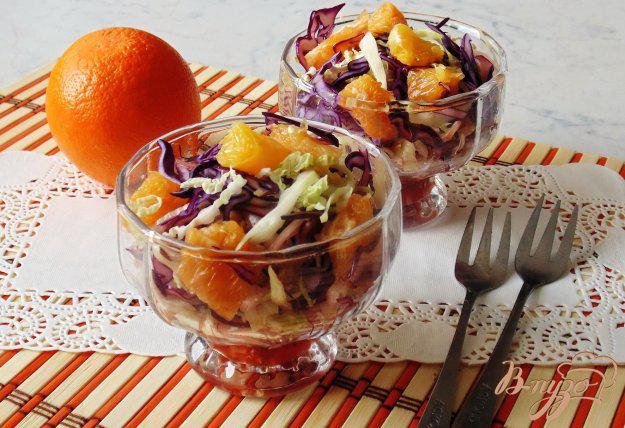 фото рецепта: Капустный салат с апельсином.