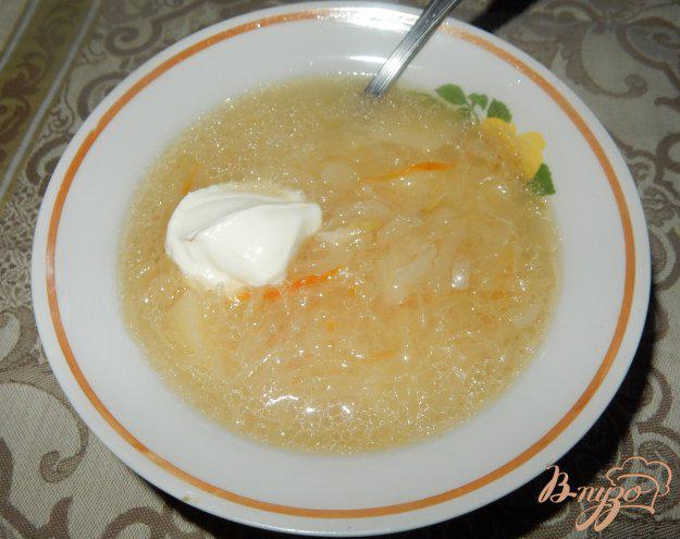 фото рецепта: Постные щи из квашеной капусты