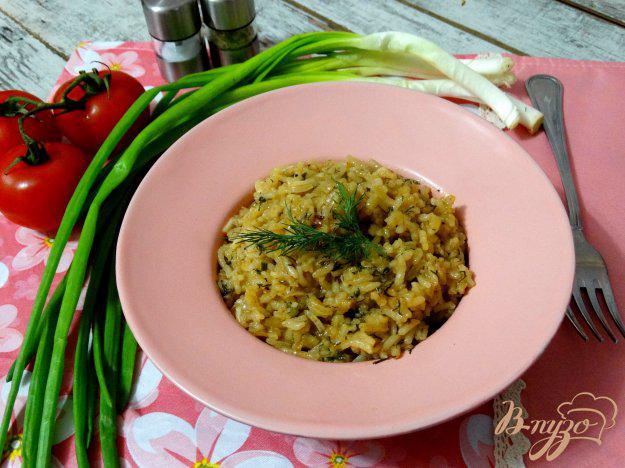 фото рецепта: Жареный пряный рис