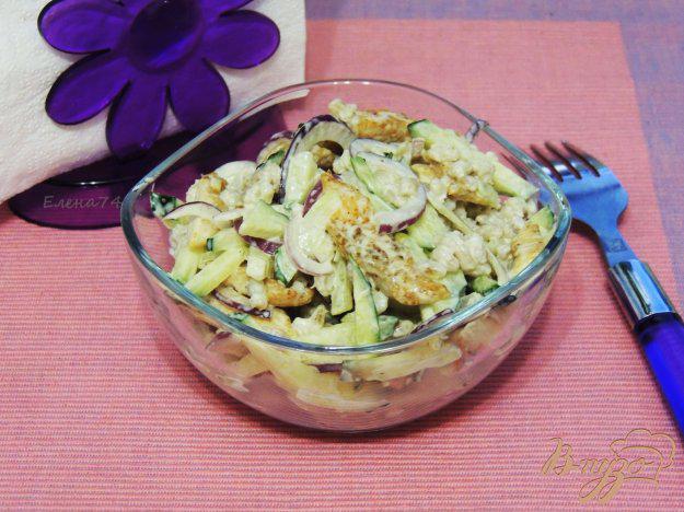 фото рецепта: Салат с перловой крупой и курицей