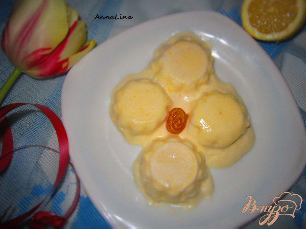 фото рецепта: Сливочно-лимонный десерт в микроволновке