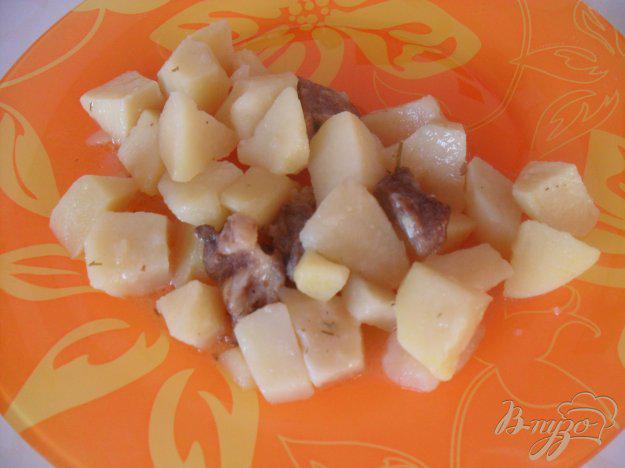 фото рецепта: Картофель тушенный со свининой