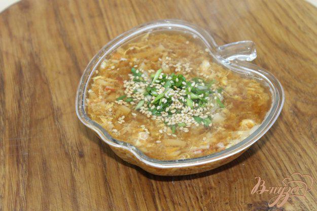 фото рецепта: Суп с крабовыми палочками и рисом