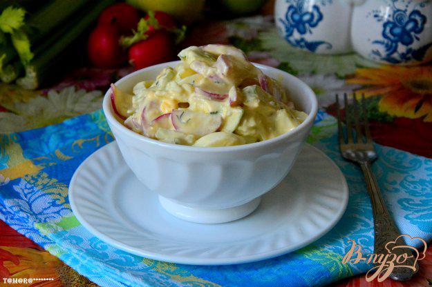 фото рецепта: Весенний салат из редиски