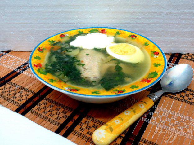 фото рецепта: Суп с крапивой и шпинатом