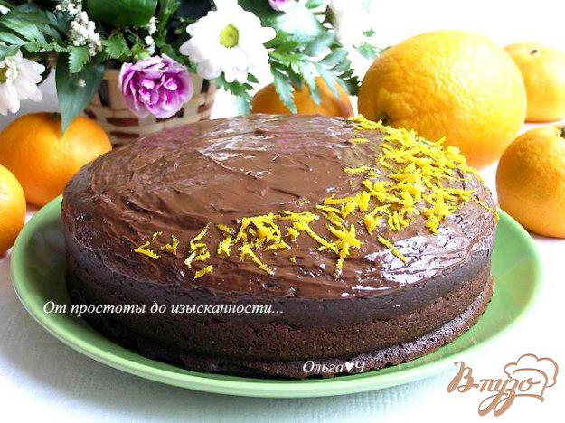 фото рецепта: Свекольно-шоколадный торт с апельсиновой цедрой