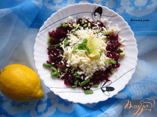 фото рецепта: Салат со свеклой и моцареллой