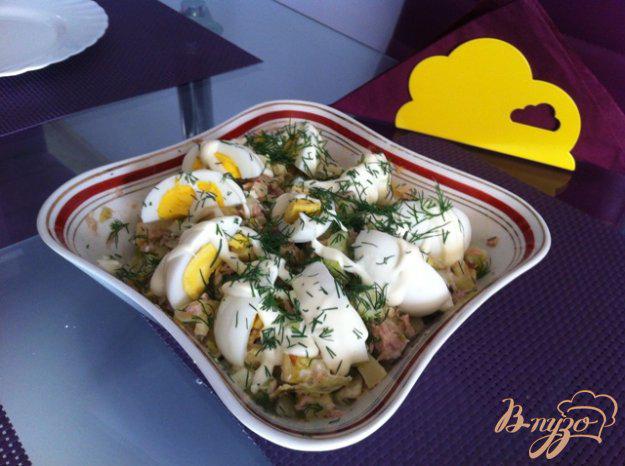 фото рецепта: Картофельный салат с тунцом