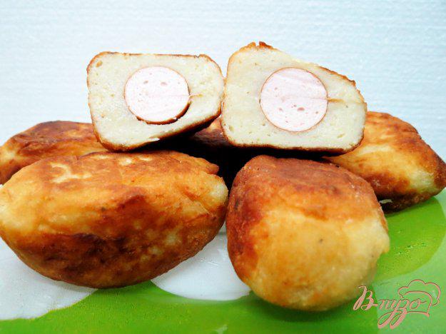 фото рецепта: Сосиски в картофельной шубке