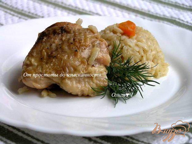 фото рецепта: Плов из коричневого риса с курицей