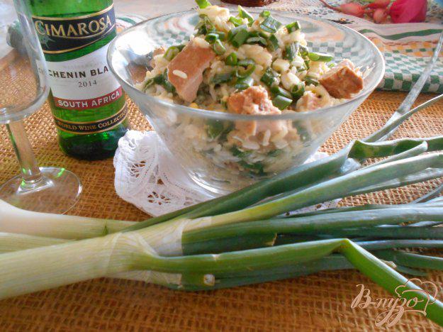 фото рецепта: Салат с тунцом, рисом и яйцом
