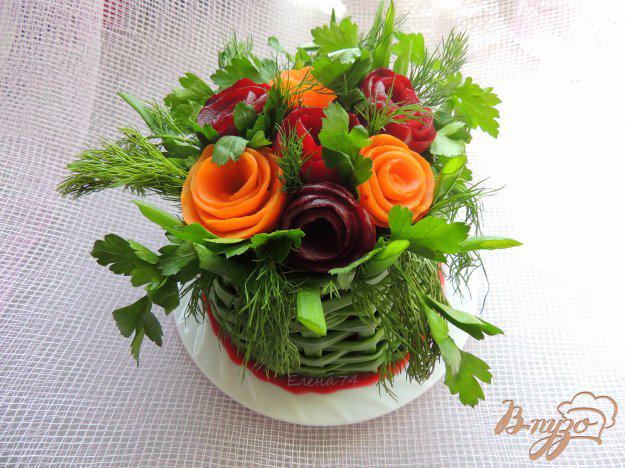фото рецепта: Салат Розы из овощей