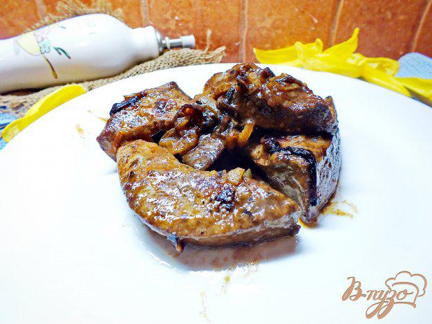 фото рецепта: Печень говяжья в соевом соусе