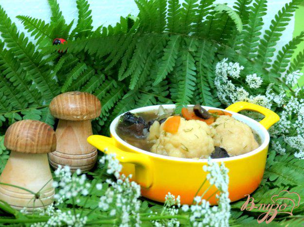 фото рецепта: Суп с лесными грибами и цветной капустой в мультиварке