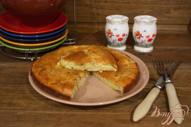 фото рецепта: Пирог на кефире с капустой