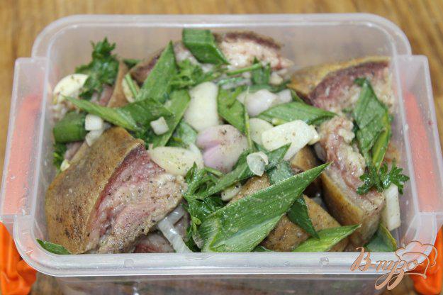 фото рецепта: Маринованное свиное сало