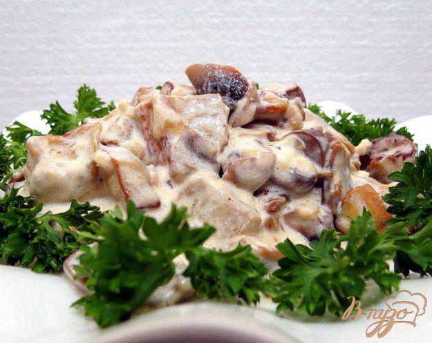 фото рецепта: Баклажаны с грибами