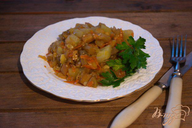 фото рецепта: Овощное рагу с баклажаном
