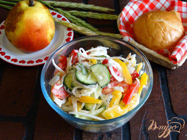 фото рецепта: Овощной салат с дайконом