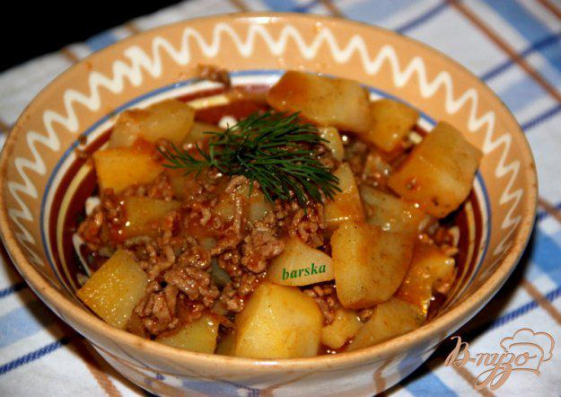 фото рецепта: Картофель с фаршем