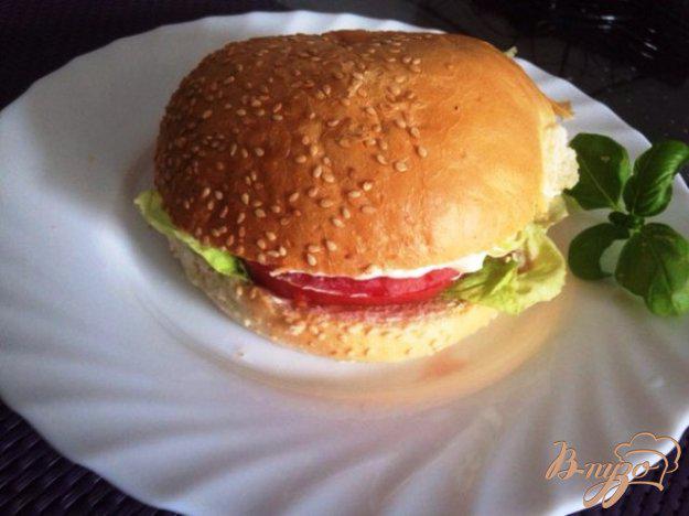 фото рецепта: Гамбургер «Чикен гриль»