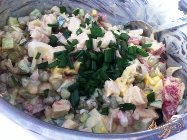 фото рецепта: Салат овощной с курицей