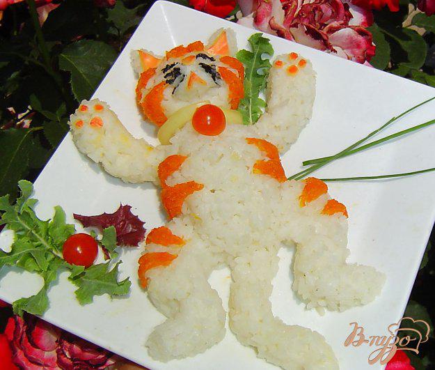 фото рецепта: Каша рисовая с яйцами и морковью