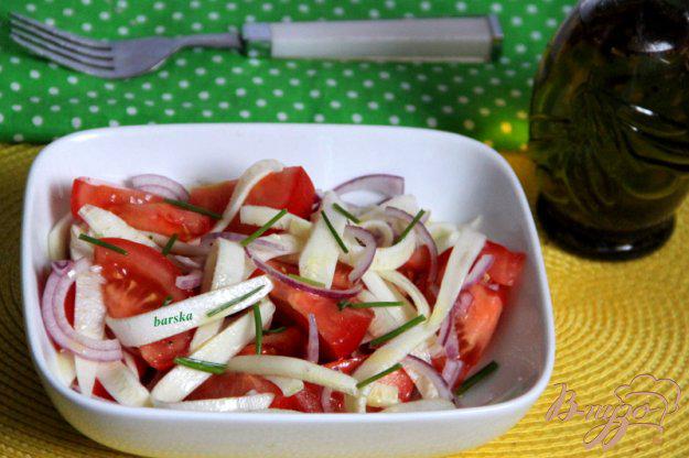 фото рецепта: Салат из помидоров и кабачка