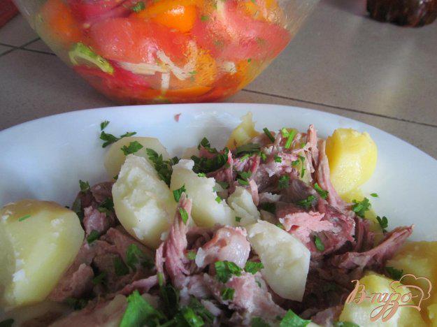 фото рецепта: Картофель с мясо по-деревенски
