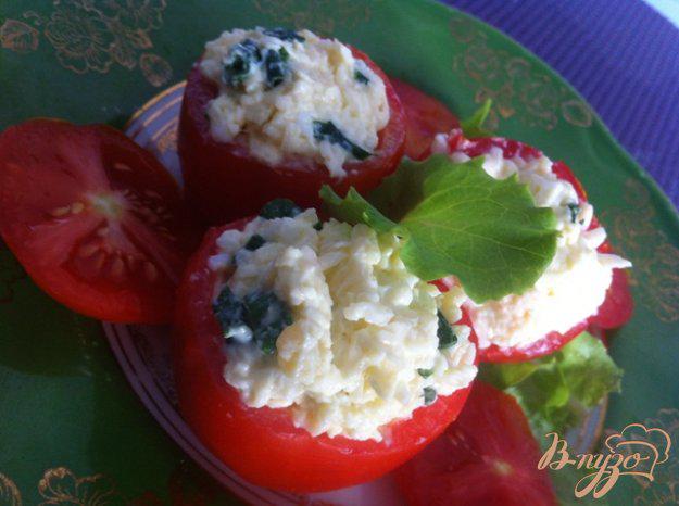фото рецепта: Сырный салат в помидорах