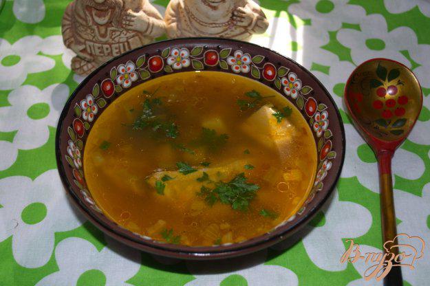 фото рецепта: Наваристый суп с курицей и паприкой