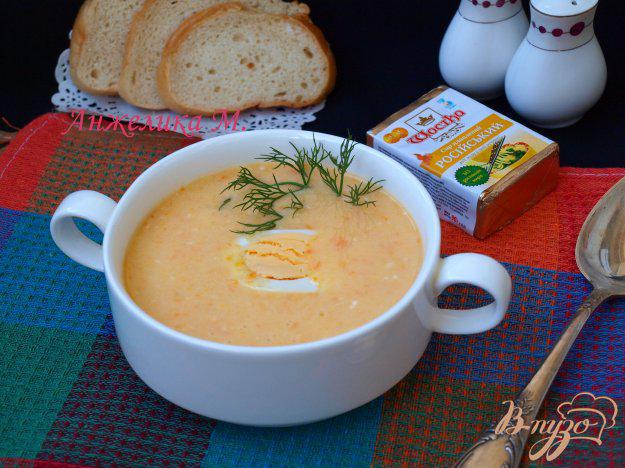 фото рецепта: Овощной суп-пюре с плавлеными сырками