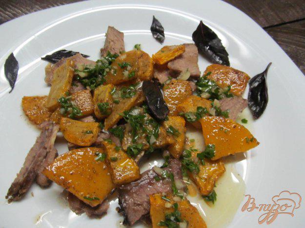 фото рецепта: Салат из тыквы с говядиной