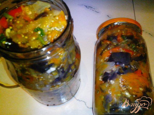 фото рецепта: Маринованные баклажаны с овощами