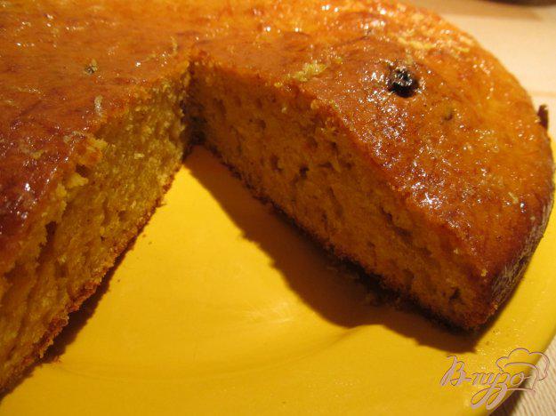 фото рецепта: Тыквенный пирог в лимонной глазури