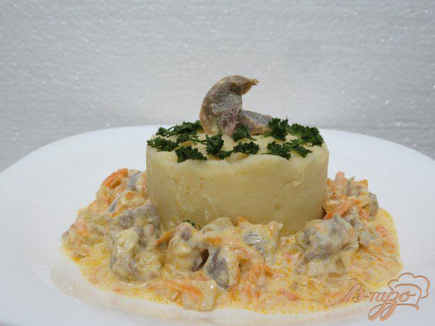 фото рецепта: Куриные желудочки в соусе