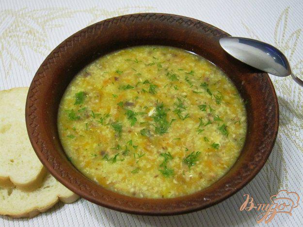 фото рецепта: Суп сардинами и пшеном