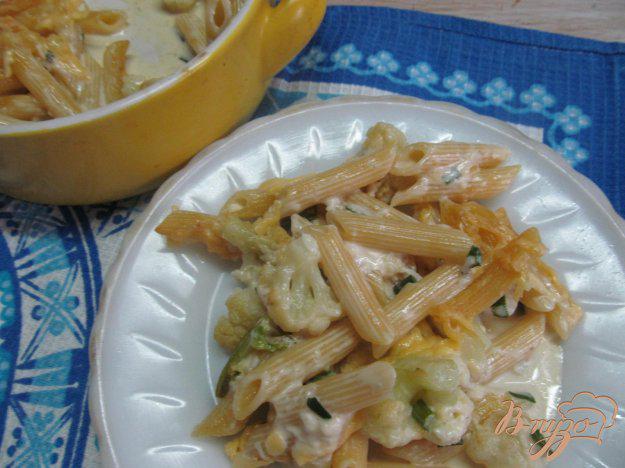 фото рецепта: Запеканка из макарон и цветной капусты