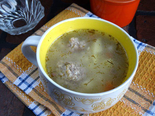 фото рецепта: Суп с фрикадельками в мультиварке