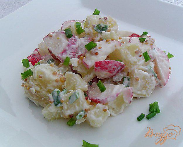 фото рецепта: Салат из картофеля и редиса