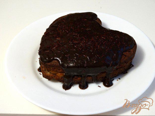 фото рецепта: Домашний тортик с вареной сгущенкой